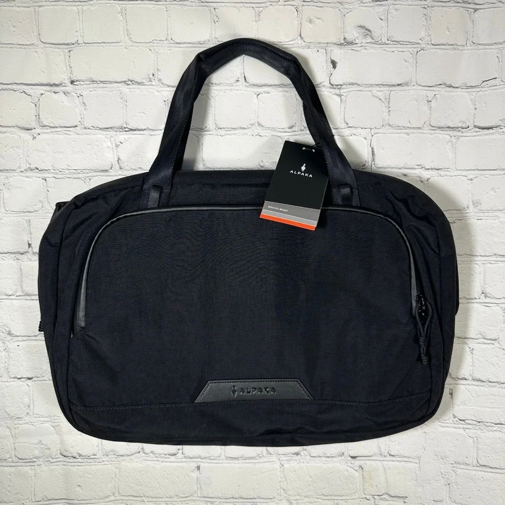 NEW Alpaka Bravo Brief Black Axoflux 400D Laptop Bag 16